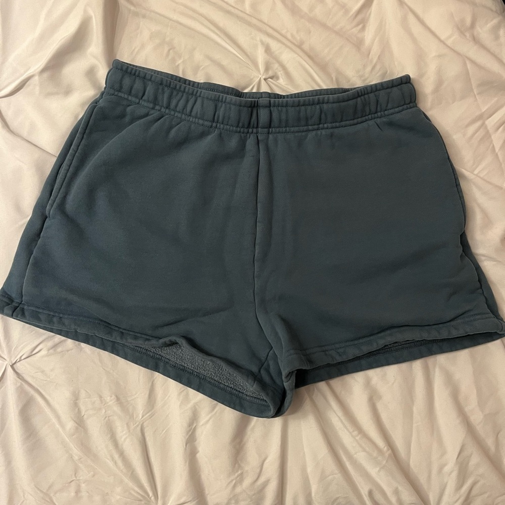 TNA Cozy Fleece boyfriend sweat shorts